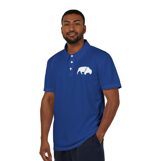 Unisex QKA Bills Backers Logo Polo Shirt