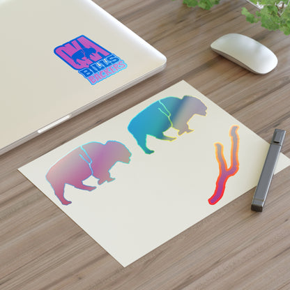 Sticker Sheets - The QKA Bills Backers Logo Collection