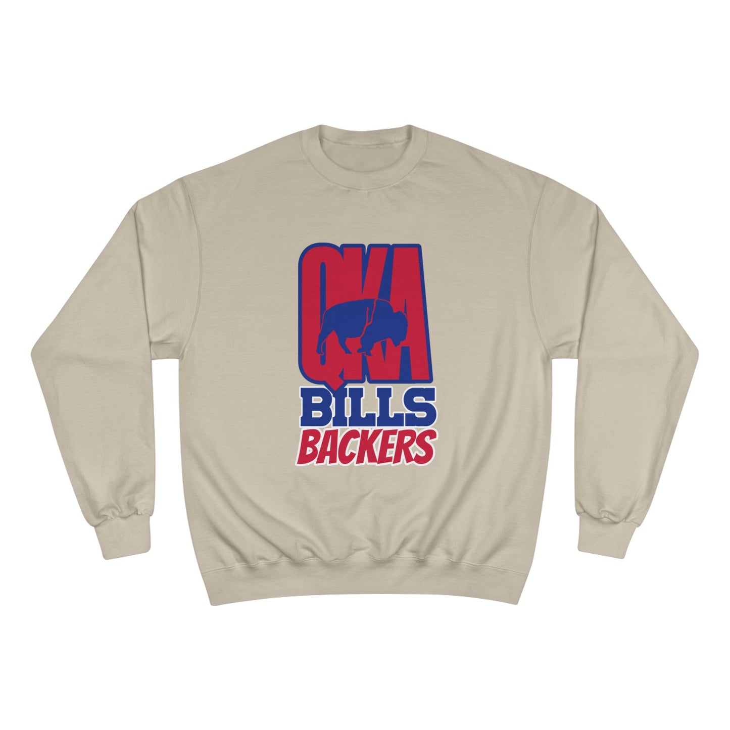 Cozy Sports Sweatshirt with Buffalo Design, Game Day Apparel, Fan Gear, Champion Hoodie, Gift for Sports Lovers