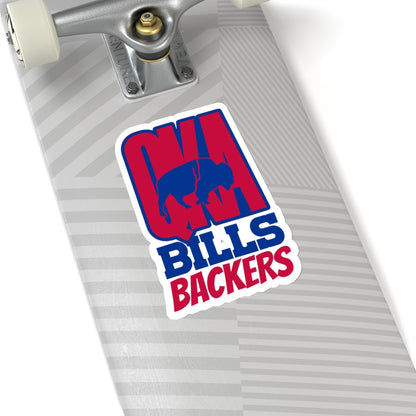 QKA Bills Backers Cutout Stickers