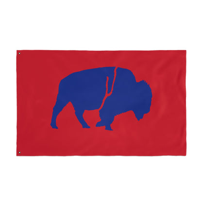Vibrant Double Sided Flag, Outdoor Decor, Buffalo Art, Sports Fan Flag, Garden Banner, Home and Garden