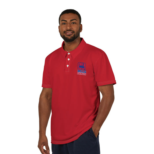 Unisex QKA Bills Backers Logo Polo Shirt